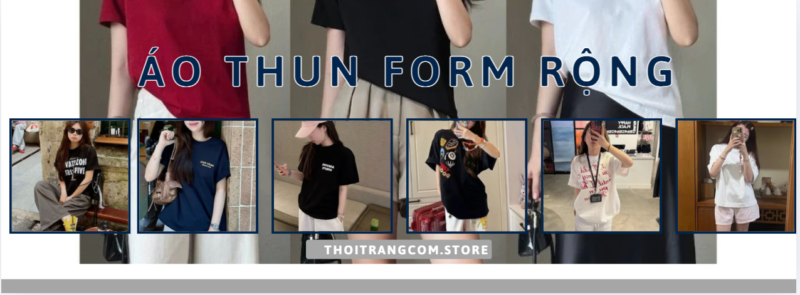 Phối đồ với áo thun form rộng nữ trẻ trung, năng động